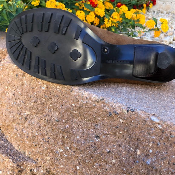 GIANNI BINI LEATHER SUEDE HEELS SHOES - Picture 2 of 6